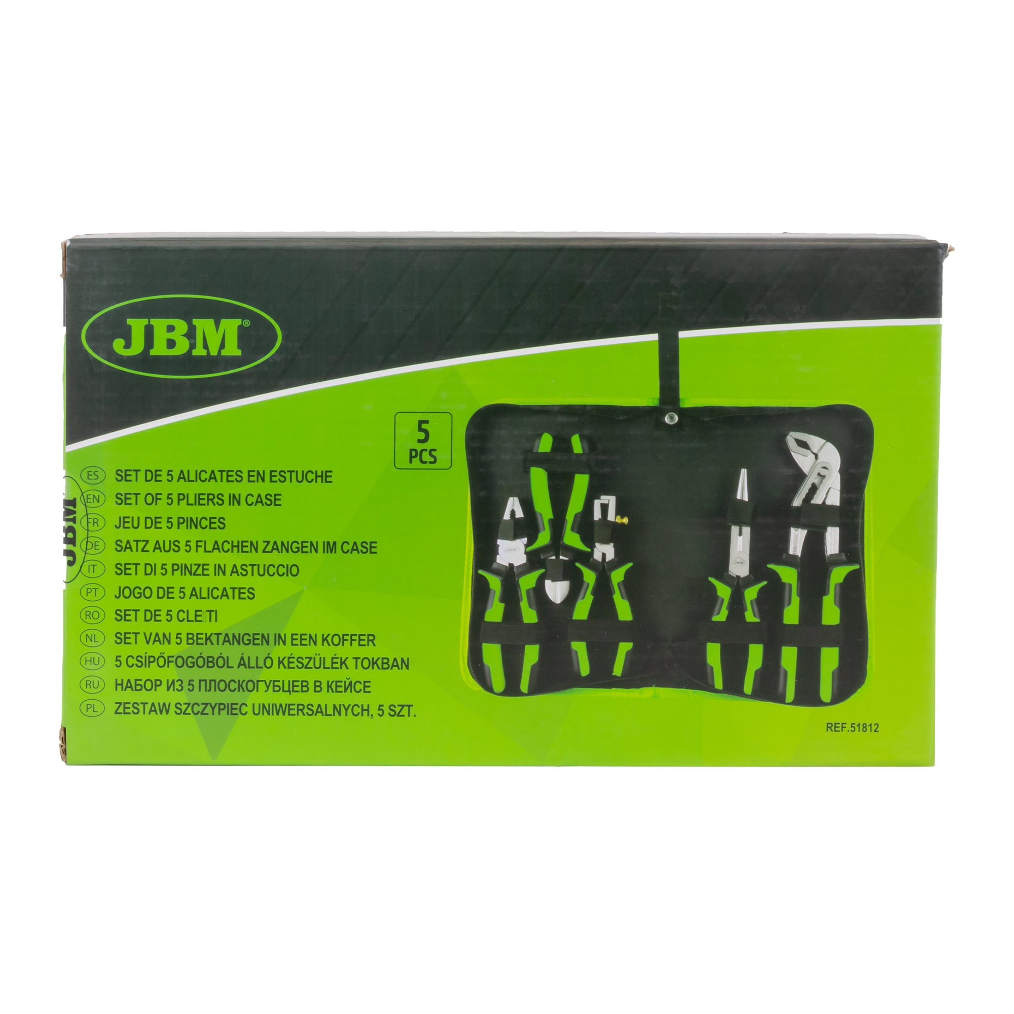 Estojo de 5 Alicates - JBM - Image 3