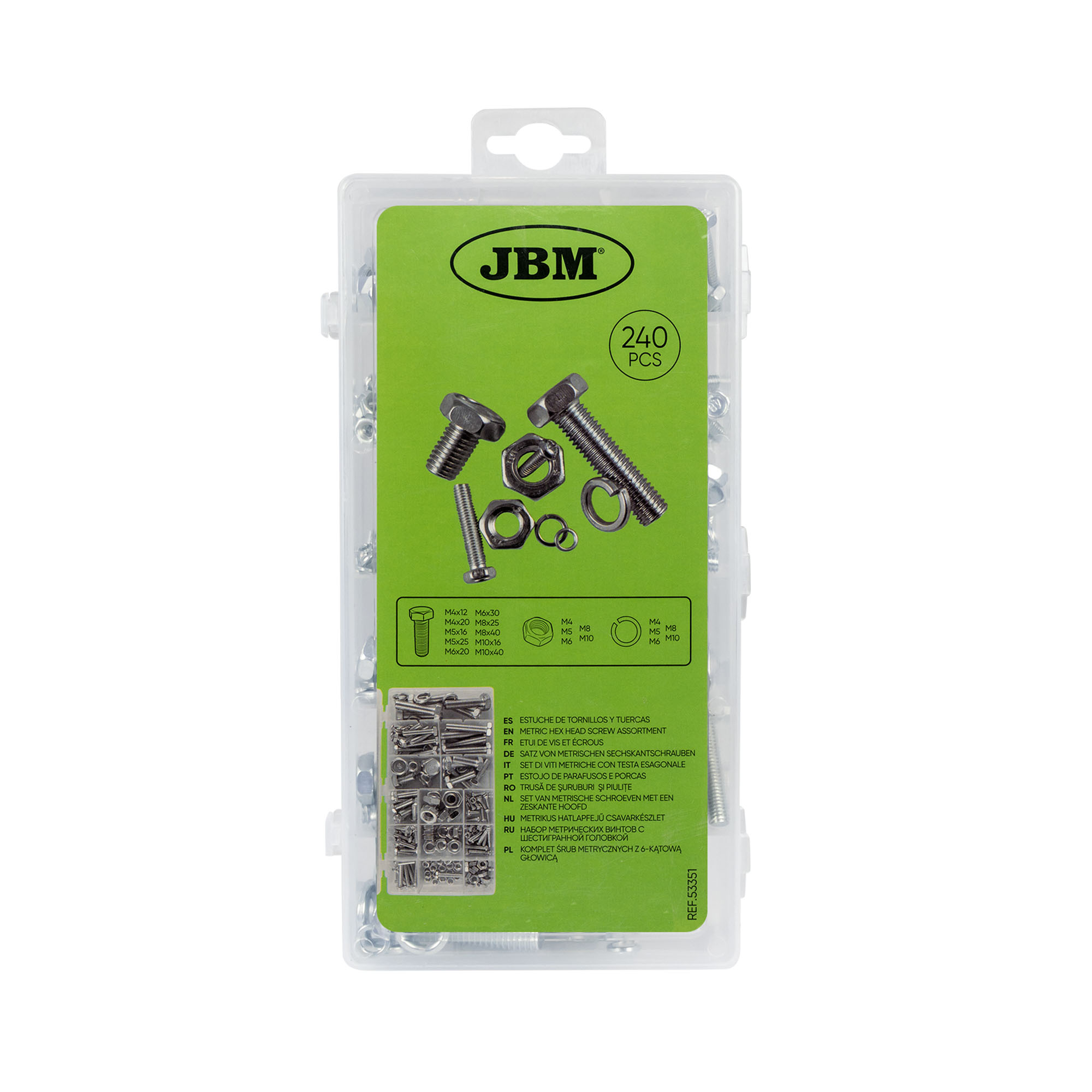 Conjunto 240 Parafusos e Porcas - JBM - Image 4