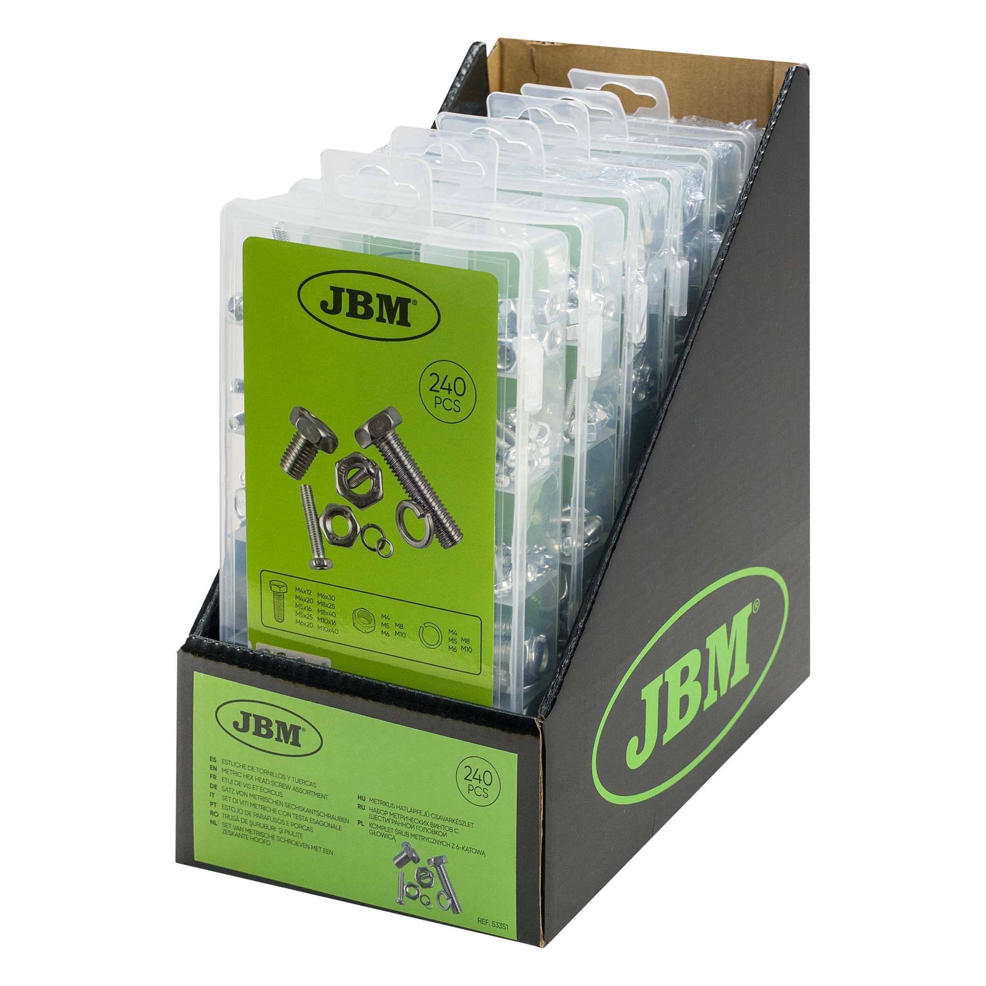 Conjunto 240 Parafusos e Porcas - JBM - Image 5