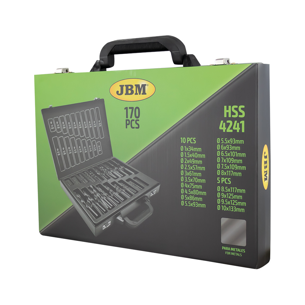 Conjunto de 170 Brocas Espirais - JBM - Image 5