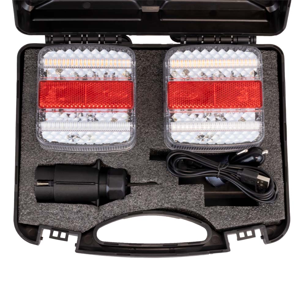 Conjunto 2 Luzes Traseiras Magnéticas s/ Fio - JBM - Image 3